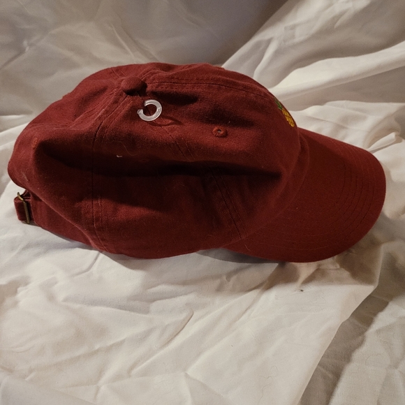 Women's Pineapple Hat Cap Strap Back Men Maroon Carbon Elements Adjustable Logo - Picture 5 of 9